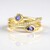 Anello in argento con Tanzanite