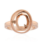 Anello in argento con Diamante Rose de France SI1 di Argyle (Annette)