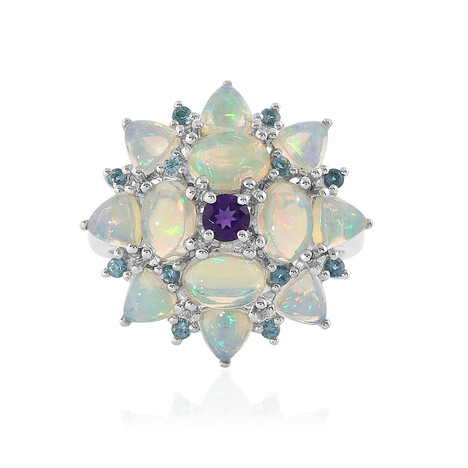 Bague en argent et Opale Welo