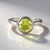 Anello in argento con Quarzo Ouro Verde