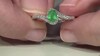 Anillo en oro con Esmeralda de Zambia AAA (CIRARI)