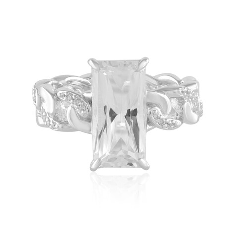 Anillo en plata con Danburita (de Melo Essence)