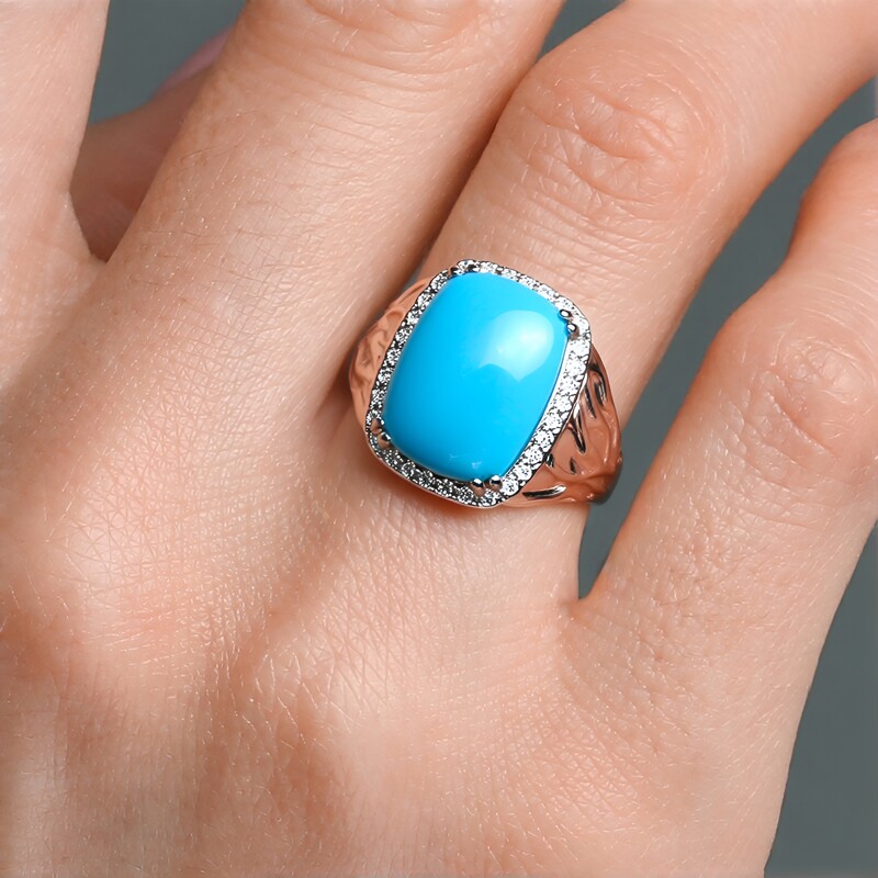 Turquoise Silver Ring (de Melo)