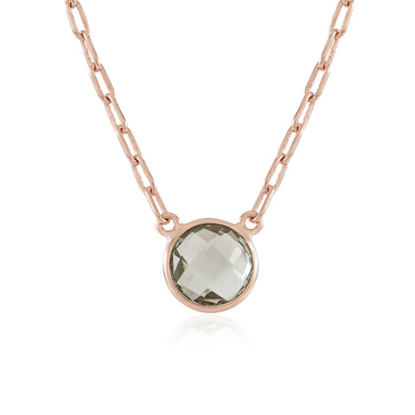 Collier en argent et Améthyste verte (Adela Silber)