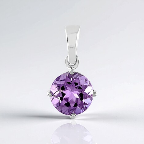 Pendentif en argent et Quartz azur