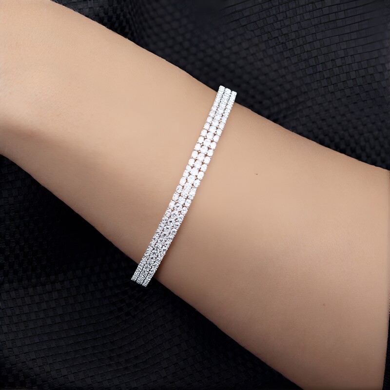 Gouden armband met SI1 (H) Diamanten (Annette)