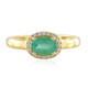 Bague en argent et Emeraude de Russie