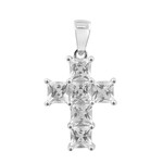 Ciondolo in argento con Danburite