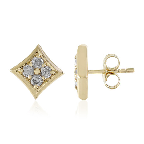 Orecchini in oro con Diamante I2 (H) (de Melo)