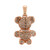 SI1 Argyle-Rose de France-Brillant-Goldanhänger (Annette)
