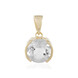 Ciondolo in argento con Quarzo Bianco