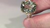 Zilveren ring met een groene amethist (Gems en Vogue)