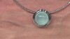 Colgante en plata con Calcedonia agua  (MONOSONO COLLECTION)