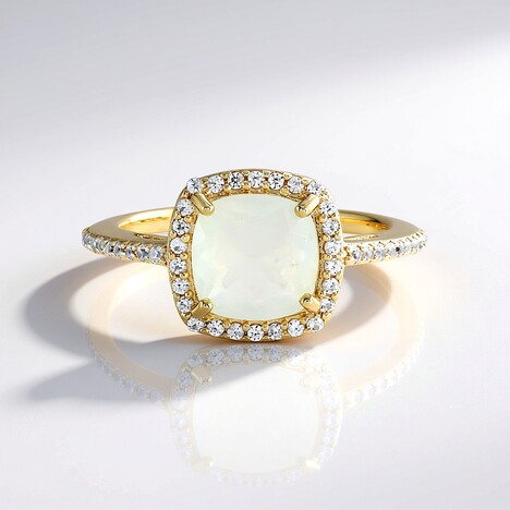 Anello in argento con Opale Paraiba