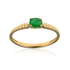 Anello in oro con Smeraldo Zambia (CIRARI)