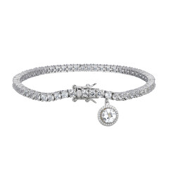 Bracelet en argent et Topaze blanche (Adela Silber)