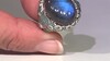 Zilveren ring met een Blauwe Minary Labradoriet (Adela Silber)