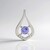 Ciondolo in argento con Tanzanite