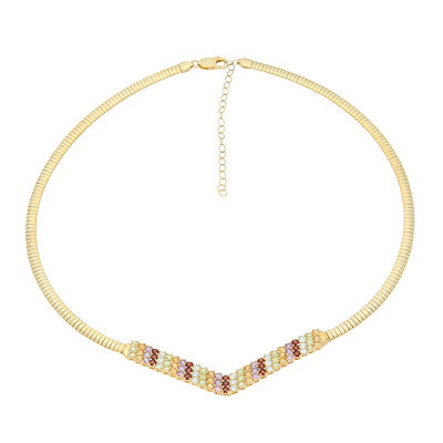 Collana in argento con Peridoto
