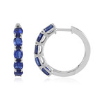 Boucles d'oreilles en argent et Kyanite du Népal