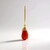 Ciondolo in argento con Onice Rossa (MONOSONO COLLECTION)