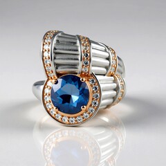 Anello in argento con Fluorite Cangiante
