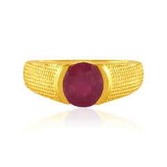 Zilveren ring met een Madagaskar Robijn (de Melo Essence)