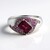 Anello in argento con Rodolite (de Melo Essence)