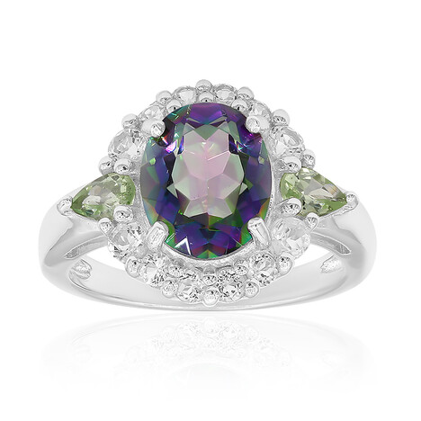 Anello in argento con Quarzo Mistico