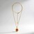 Collana in argento con Ambra Baltica color Ciliegia (dagen)
