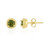 Orecchini in argento con Vesuvianite