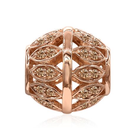 SI1 Argyle-Rose de France-Brillant-Goldanhänger (Annette)