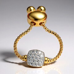 Anello in argento con Topazio Bianco