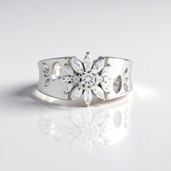 Bague en argent et Zircon (de Melo Essence)