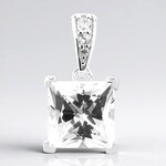 Pendentif en argent et Danburite
