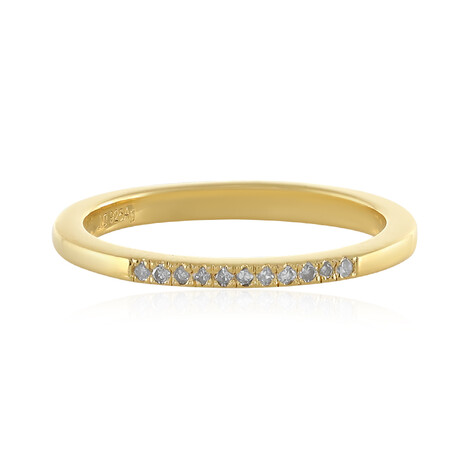 Bague en argent et Diamant I4 (J)