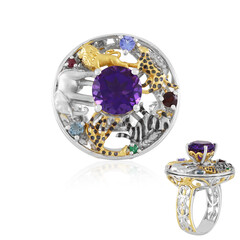 Amethyst-Silberring