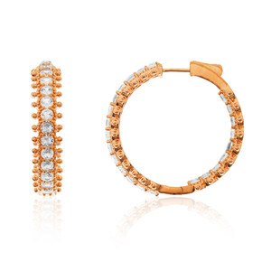 Zircon Silver Earrings (Dallas Prince Designs)