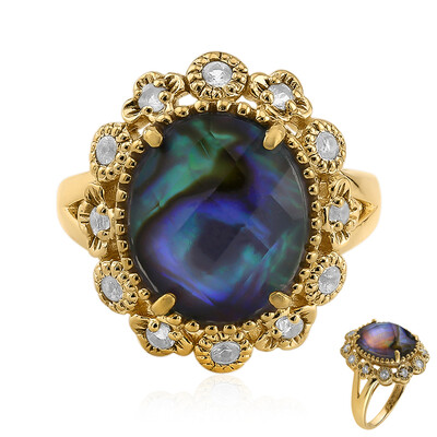 Anello in argento con Quarzo Bianco (Art of Nature)