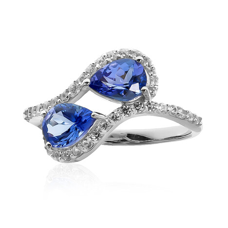 Anello in argento con Tanzanite