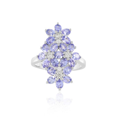 Tanzanite Silver Ring