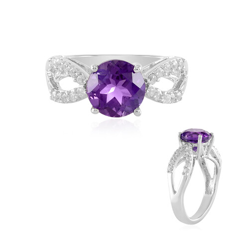 Amethyst-Silberring