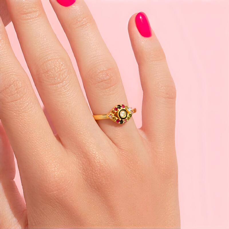 Zilveren ring met een Welo-opaal