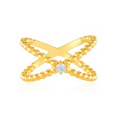 Bague en argent et Diamant I2 (H) (de Melo Essence)