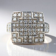 Anello in argento con Zircone