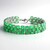 Bracciale in argento con Smeraldo Zambia