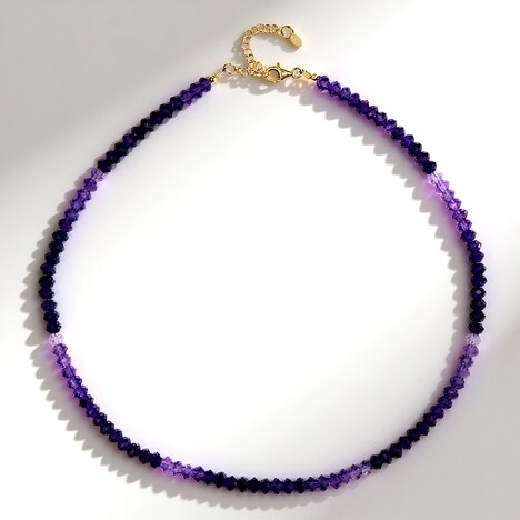 Collana in argento con Ametista Uruguay