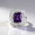 Anello in argento con Ametista Siberiana (de Melo Essence)