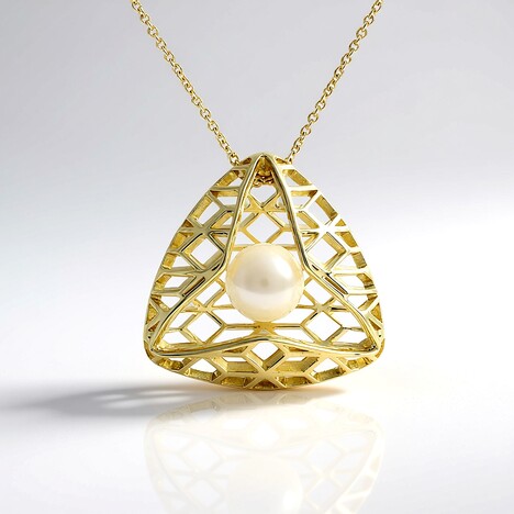 Collana in oro con Perla del Mare del Sud (Ornaments by de Melo)
