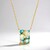 Collana in argento con Mosaico turchese